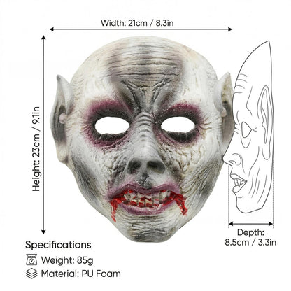 Halloween Zombie Mask Decoration