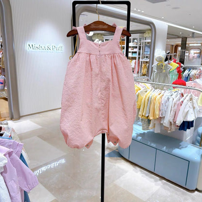 Chocolate-colored Baby Girl Onesie Children's Clothing