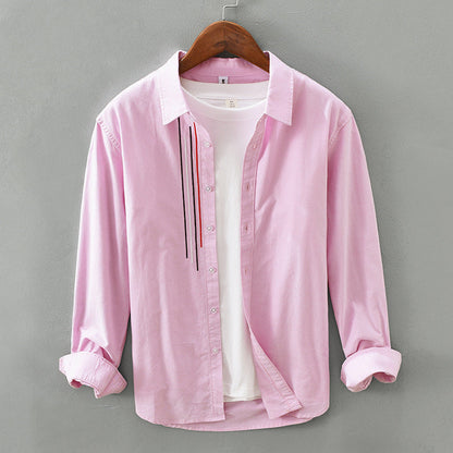 Cotton Long-sleeve Simple Handsome Casual And Versatile Shirt Jacket