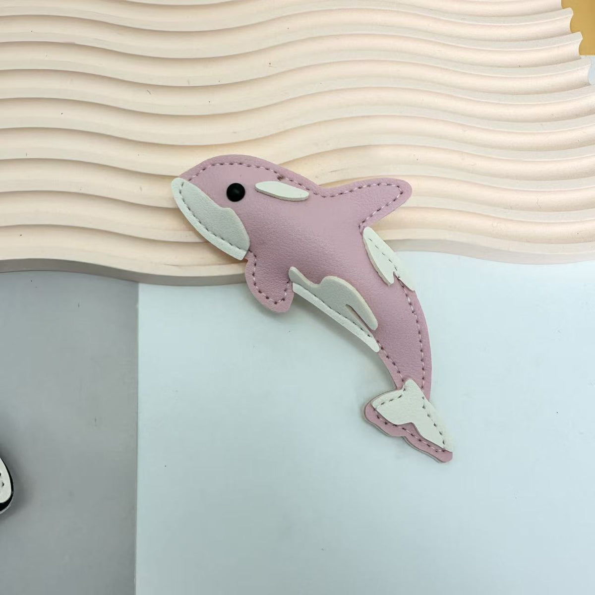 New-style Marine Animal Keychain Made Of PU Leather Shark