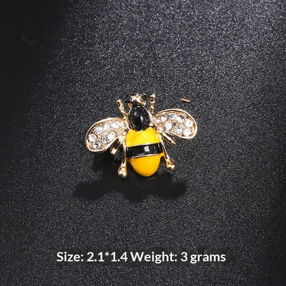 Cute Animal New Style Oil-Drop Bee Brooch