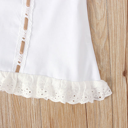 2pcs Set Baby Girl's Summer Dress | With Bow Headband - # BAAA51110005