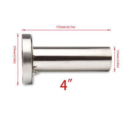 Car Universal Exhaust Pipe Silencer Adjustable 304 Stainless Steel