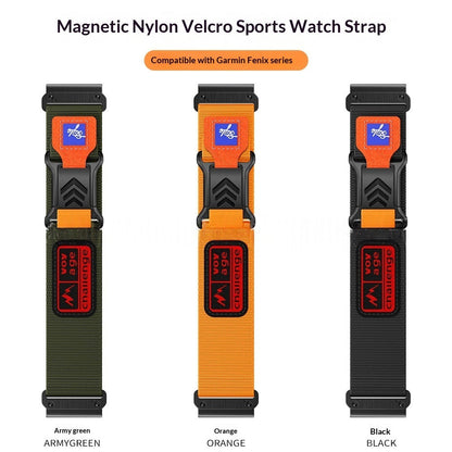 Woven Nylon Velcro Straps Are Compatible With Garmin Watch Bands