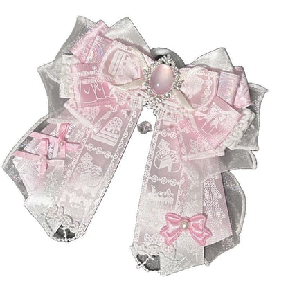 Original Backpack Bow Pendant Versatile Ribbon Brooch