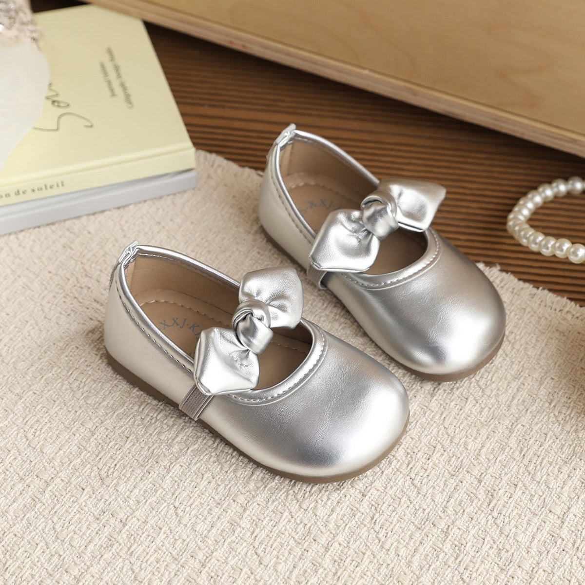 Cute Bow-knot Princess Shoes Soft-soled Performance Shoes