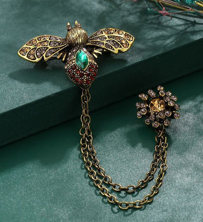 Cute Animal New Style Oil-Drop Bee Brooch