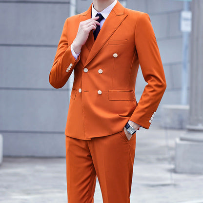 Double Breasted Suit Two-piece Set