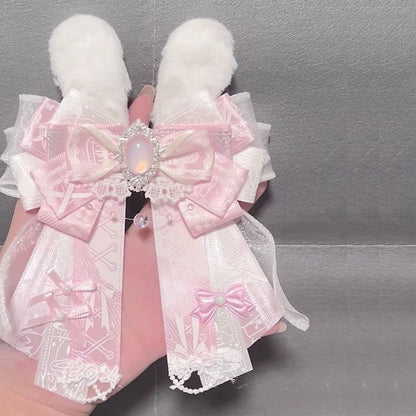 Original Backpack Bow Pendant Versatile Ribbon Brooch