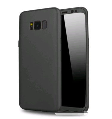 S8 Plus New 360 Degree All-inclusive Mobile Phone Case S8 Paint TPU PC Fuel Injection Soft Shell Combination Shatter-resistant Cover