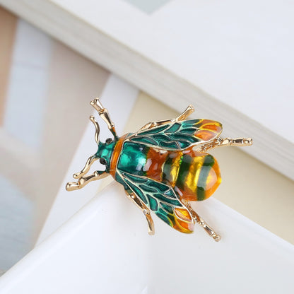 Cute Animal New Style Oil-Drop Bee Brooch