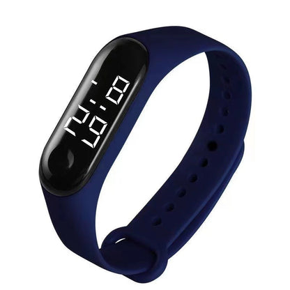 LED Sports Kids Swimming Waterproof Touch Electronic Watch