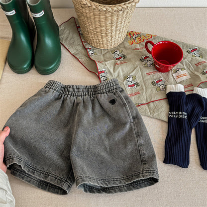 Girls Summer Denim Jeans Boys Shorts