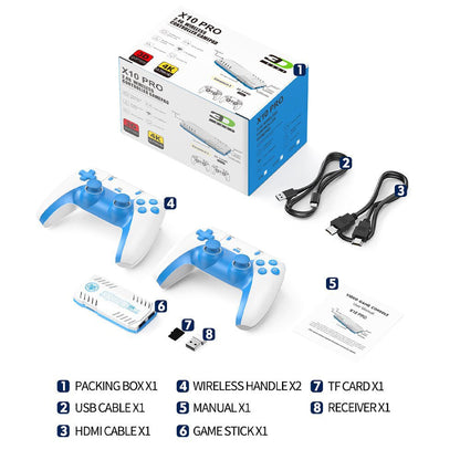 X10 PRO TV Retro Arcade Home Game Console