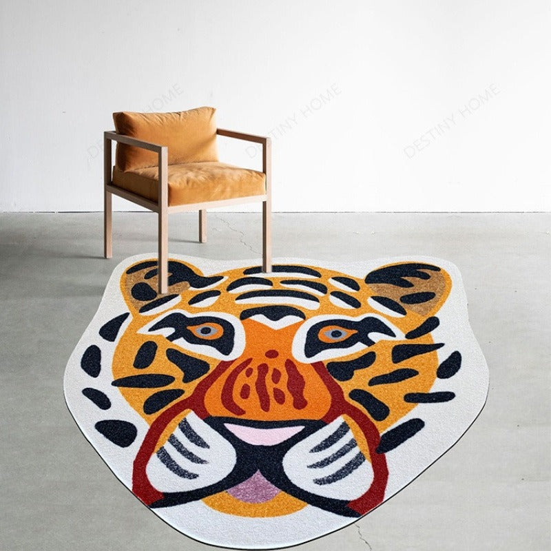 Thickened Cold-proof Floor Mats In Bow-shaped And Irregularly Shaped Imitation Cashmere Carpets