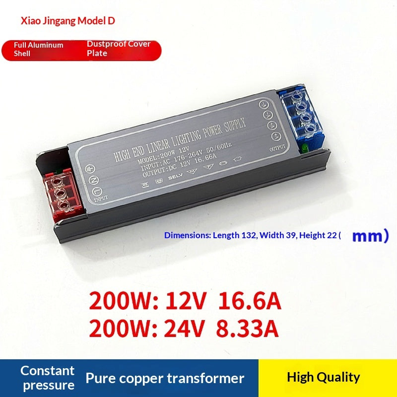 LED Strip Light Transformer Switching Power Supply 220V To DC 12V24V Low-voltage Power Supply For Advertising Light Boxes