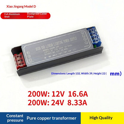 LED Strip Light Transformer Switching Power Supply 220V To DC 12V24V Low-voltage Power Supply For Advertising Light Boxes