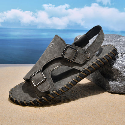 Genuine Leather Soft-soled Non-slip Beach Shoes