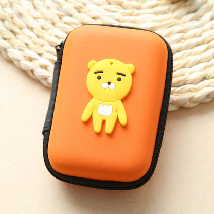 Direct selling new cute zero wallet cartoon earphone collector charger Box Coin handbag wholesale