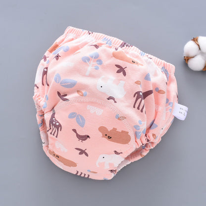 Baby washable 6-layer gauze training pants