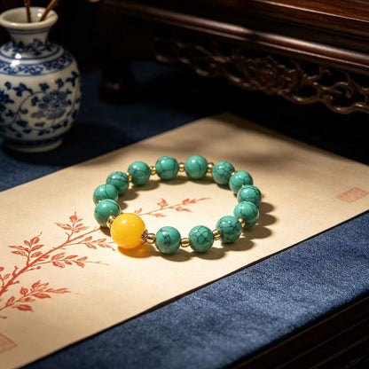 Ethnic Style Six Character Mantra Bracelet