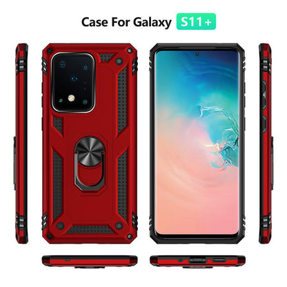 Samsung military anti-fall S20 mobile phone shell ring bracket A81 anti-fall protective cover
