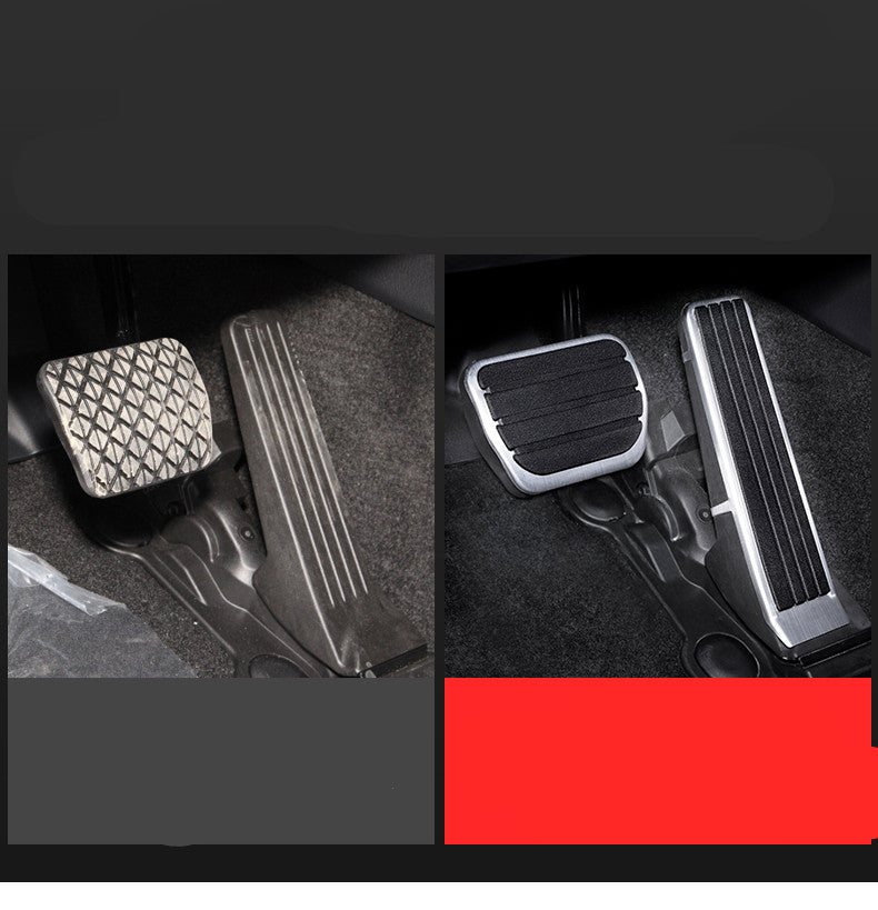Cab pedal accelerator brake decorative stickers