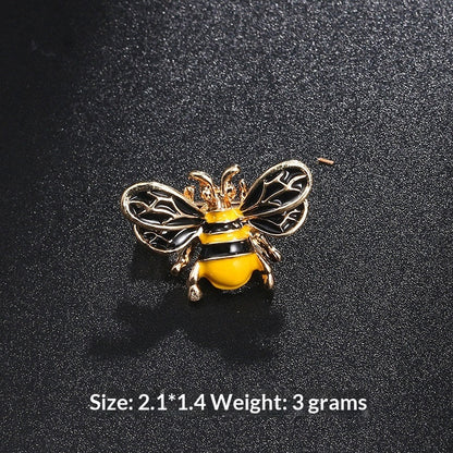 Cute Animal New Style Oil-Drop Bee Brooch