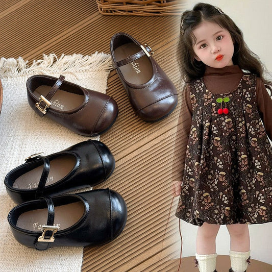 Girls' Soft-Sole Mary Jane Flats