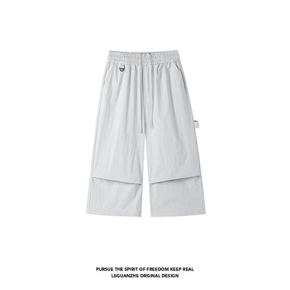 American-style Vintage Patchwork Work Pants
