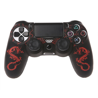 Laser Camouflage Silicone Rubber Sleeve Dragon Pattern Protective Sleeve