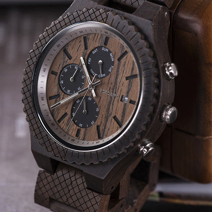 Unisex Sporty Wooden Watch