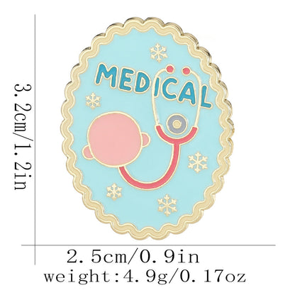 Creative Cartoon Medical Angel Brooch