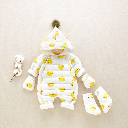 Baby winter white down jacket