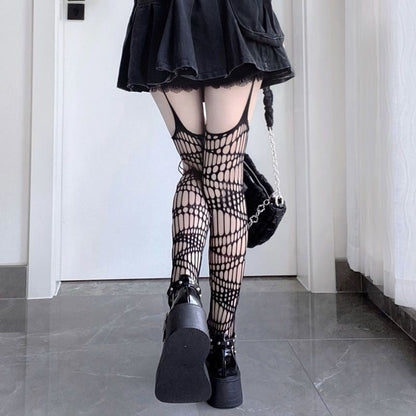 Lady's Irregular Over-the-Knee Garter Stockings