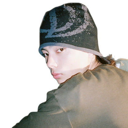 Slimming Figure-flattering Beret Knit Reversible Korean-style Vintage Knit Cap