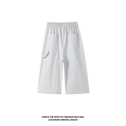 American-style Vintage Patchwork Work Pants