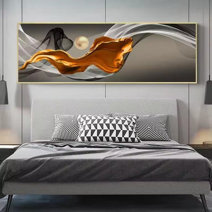 HD Single City Night Scene Canvas Painting
