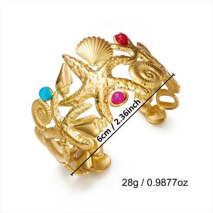 Casual Resort-style Ocean-themed Adjustable Bracelet