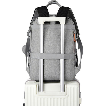 Multi-functional USB-charging Stroller Bag With Separate Dry And Wet Compartments