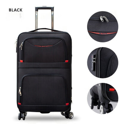 Four-wheel Rolling Suitcase Oxford Fabric Trolley Case