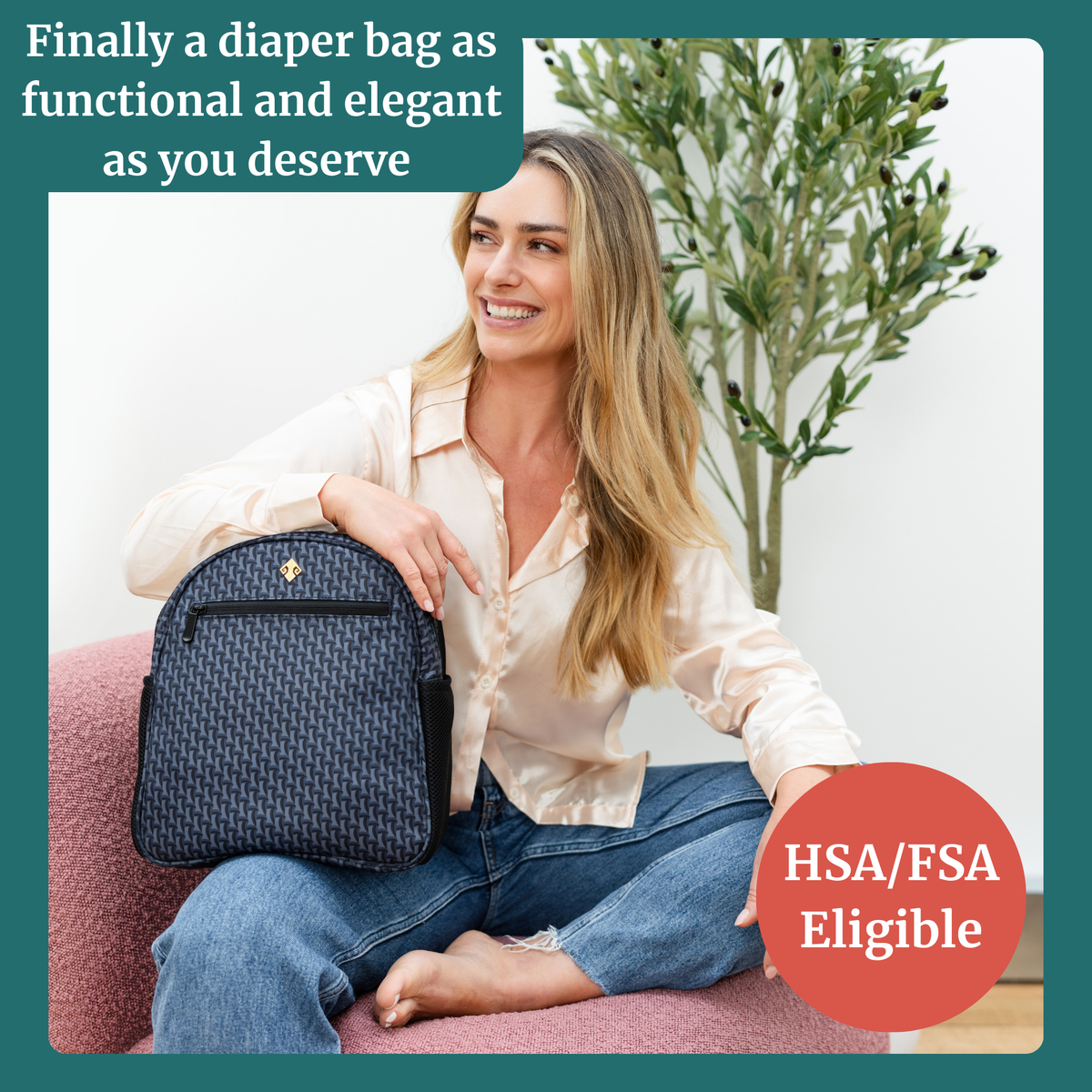 Small Diaper Bag Backpack - Claremont