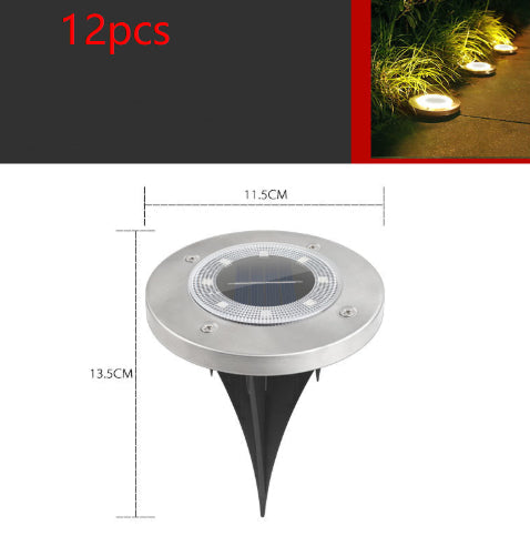 Outdoor Solar Lawn Garden Underground Light