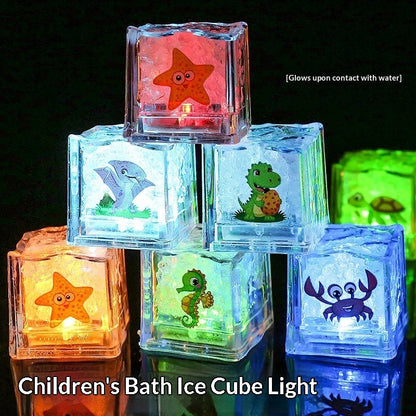 LED Colorful Sensing Flashing Ice Cube Light