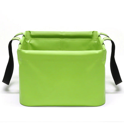 Square Fishing Bucket Folding Outdoor Waterproof