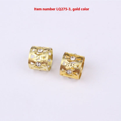 Wig Decoration Hollow Jeweled 7 Color Aluminum  Aluminum Headwear Hair Ring