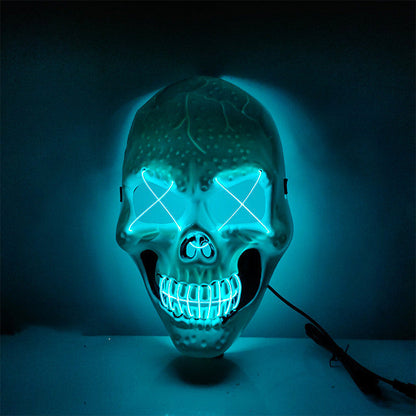 Halloween Skull Glowing Mask Bar Night Horror