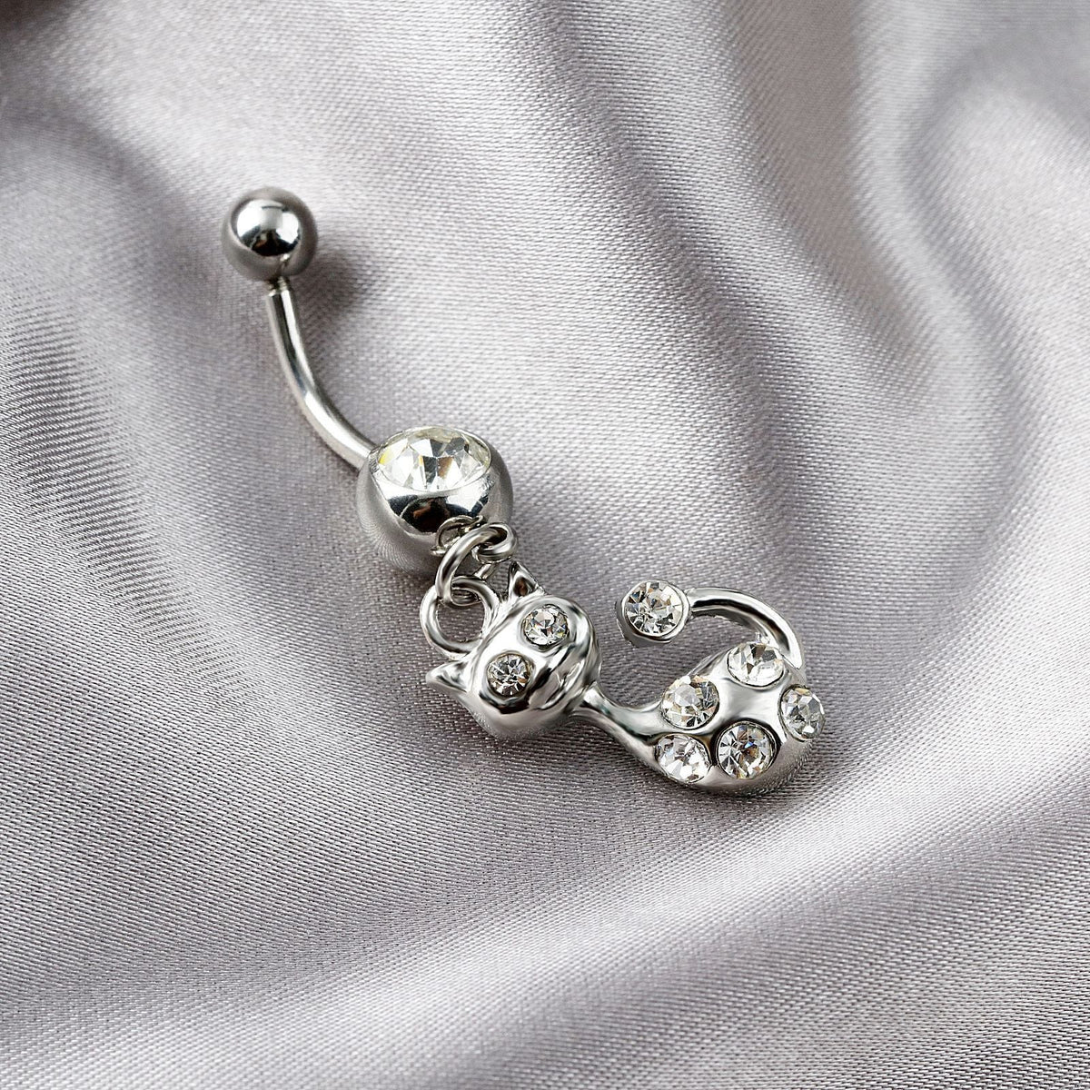 Stainless Steel Creative Animal Belly Button Ring