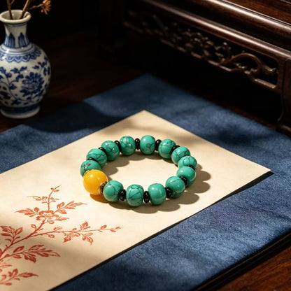 Ethnic Style Six Character Mantra Bracelet