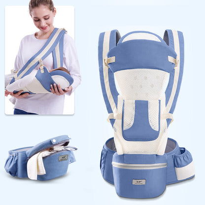 Ergonomic 3-in-1 Baby Carrier with Hip Seat